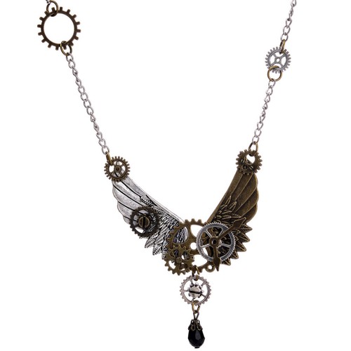 Durable steampunk necklace - steampunk,