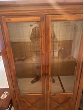 Morris of Glasgow Mahogany display cabinet bar unit back lit