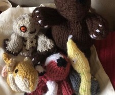 Gruffalo Story Sack Teaching Resource New Hand Knitted Finger Puppets
