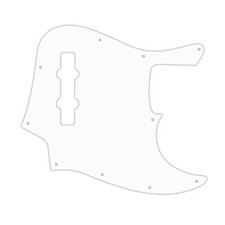USA CUSTOM PICKGUARD for FENDER® HIGHWAY ONE JAZZ BASS® MIM 3 Ply PG WHITE WBW
