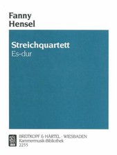 Streichquartett Es-dur Fanny Hensel String Quartet Set Breitkopf