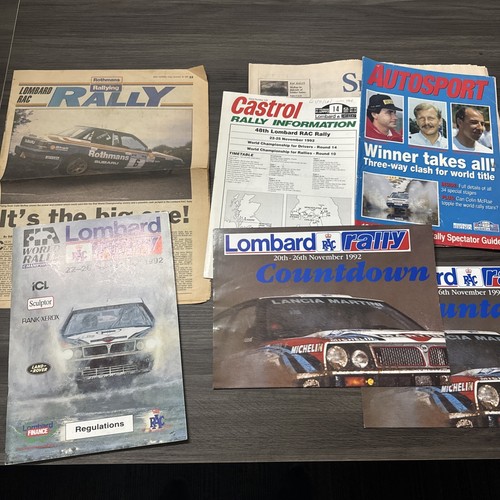 1990 lombard rac rally bundle - lombard,