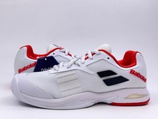Babolat Jet All Court Tennis Shoes, Juniors Trainers UK Size 4, White, New