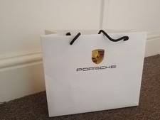 GENUINE PORSCHE SMALL GIFT / CARRIER BAG  30x25x12cm FAIR COND. USED ONCE.