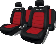Car Seat Cover Set For MG MG ZT 9 Piece Set Sparco Washable Easy Fit