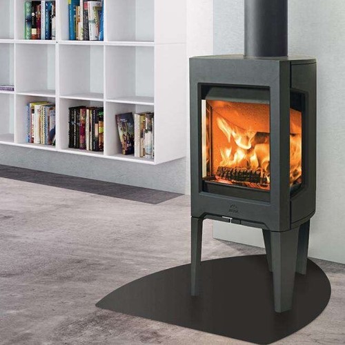 Jotul f163 stove glass 430 - 430, x