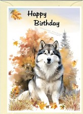 Alaskan Malamute Dog (4" x 6")