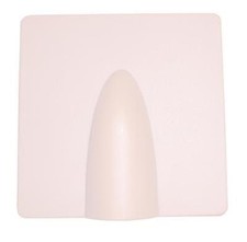 12 x White Brick Plate Hole