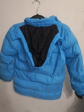 Everest Blue Coat Boys Size 28"chest Double Closure Hooded