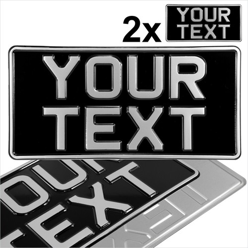 Novelty black and silver - 2x,