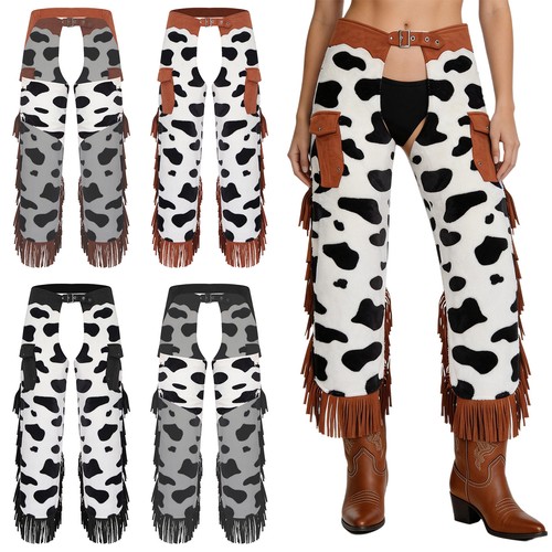 Women cowboy pants cow print - pants,