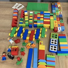 Lego Duplo Bundle bricks,train, picture blocks/numbers, base board figures 2kg