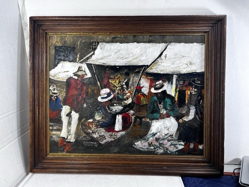 Signed original oil painting - original,