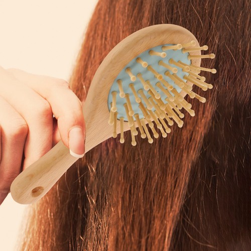 Hair wooden comb for styling - wooden,