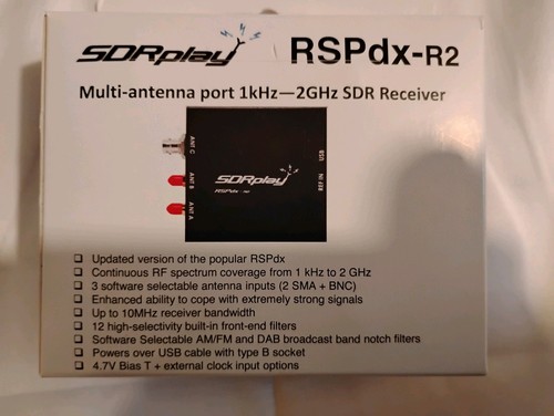 Rspdx sdr receiver - rspdx-r2,
