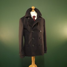 Superdry Wool Pea Coat Mens