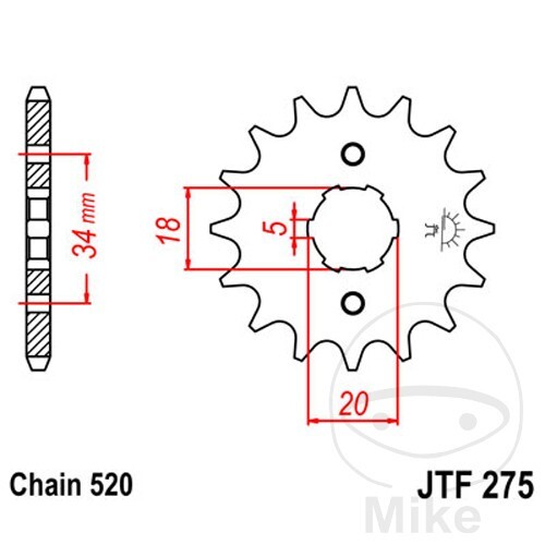 Sprocket for honda 200 b - honda,