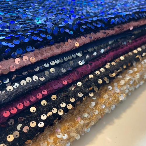 Sequin velvet velour material - sequin,