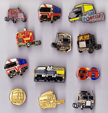 TRUCK LORRY pin badges DAF MAN Les Routiers Mack Diesel Engine Mercedes Benz