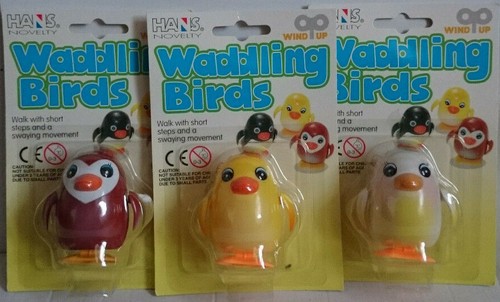 Wind birds clockwork - wind-up,