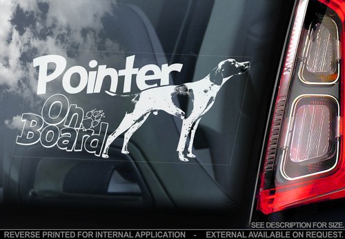 Pointer car window sticker - -,