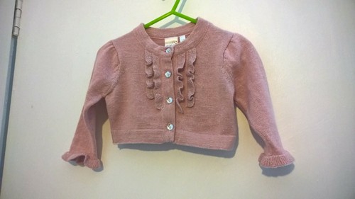 Girls pink glittery cardigan - glittery,