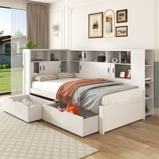 3FT Single Wooden Storage Bed