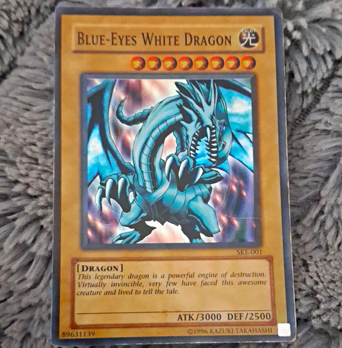 Blue eyes white - dragon, ske-001
