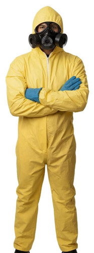 Mens yellow hazmat suit - hazmat,