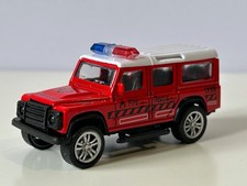 Land Rover Ambulance Fire Rescue Car Model Diecast Toy Probably 1:64 Scale