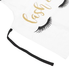 Beauty Salon Apron Washable Eyelash Pattern Lash Aprons For Home
