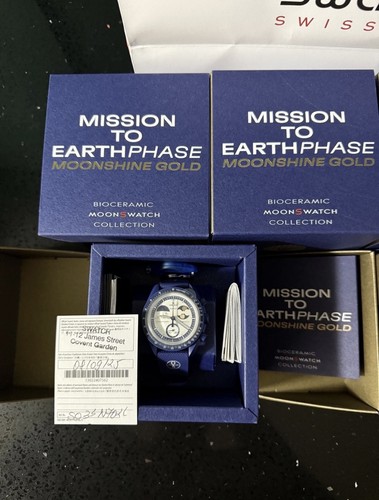 Swatch omega moonswatch - x,