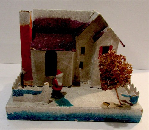 Vintage christmas house putz - vintage,