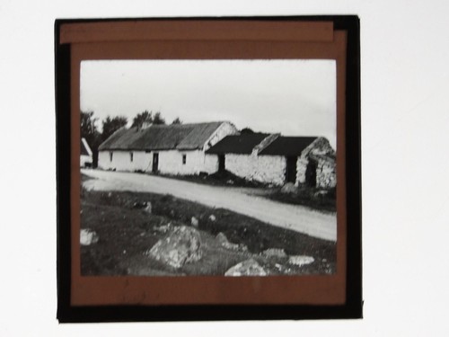 Whitewashed cottages rural - whitewashed,