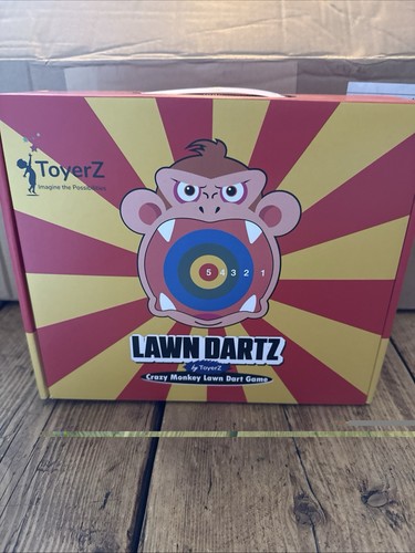 Crazy monkey lawn dart - game, by