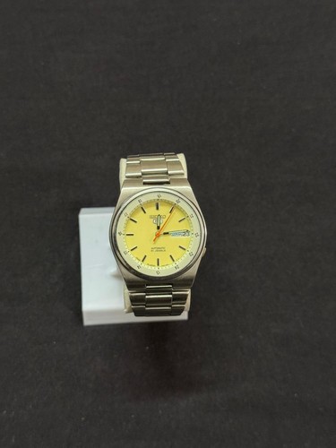 Seiko men yellow - men's, 5