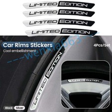 4X LIMITED EDITION Car Wheel Hub Sticker Strip Emblem Badge Decals Accessories
