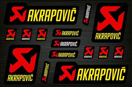 Akrapovic decals stickers - akrapovic,