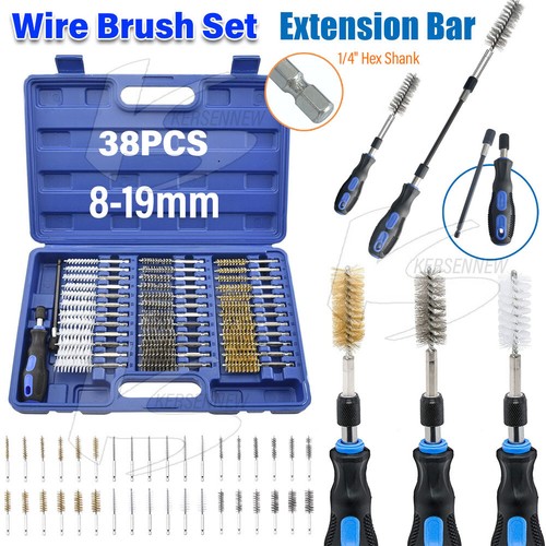 38x steel brass - steel/brass/nylon, wire