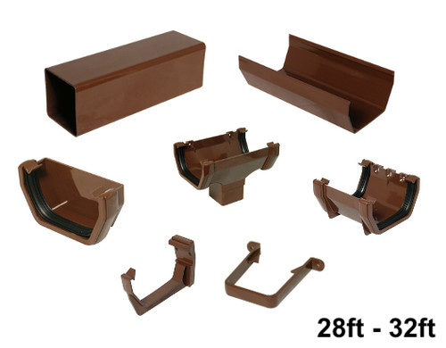 Full set square - full, brown