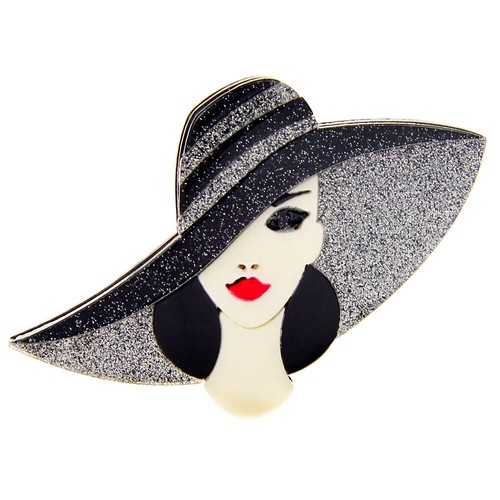 Fashion acrylic portrait girl - acrylic,