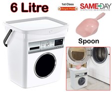 6ltr Plastic Storage Container Soap Washing Powder Laundry Box Tablet Detergent 