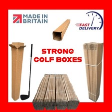 GOLF CLUB LONG TALL BOXES CARDBOARD POSTAL BOX STRONG DOUBLE WALL