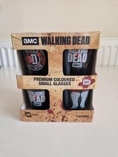 The Walking Dead Shot / Whiskey Glasses 4 set Boxed TV Series