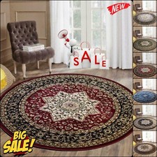 Traditional Round Circle Rug for Large Living Room Carpet / Rug Soft Carpets Mat