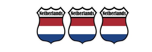 Netherlands shield flag - x,