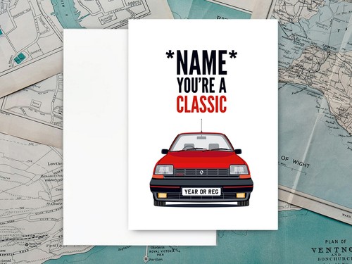 Personalised red renault gt - red, 5