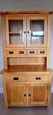 Solid Oak Tall Dresser Oak Furniture Land