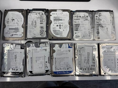 Joblot 10x 320gb - 10x, 2.5"