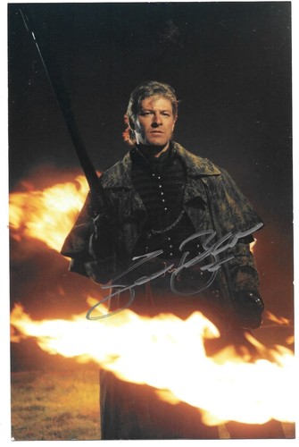 Sean bean hand signed - -, photo